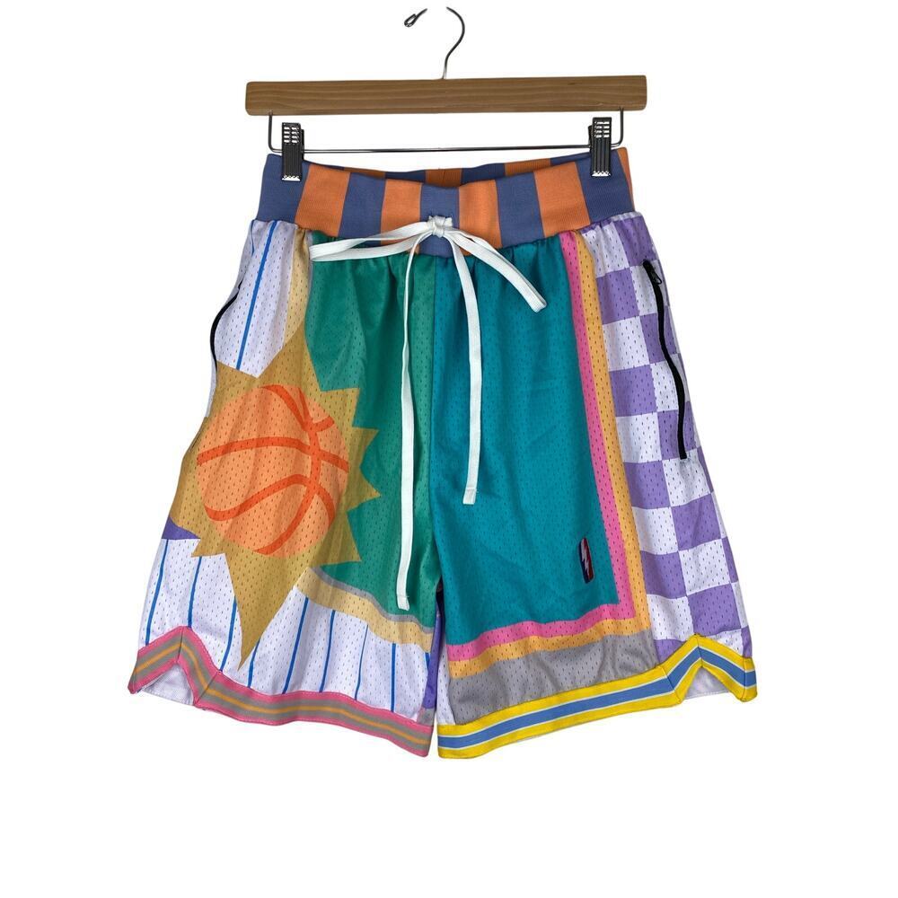 Collect + Select‎ S WHAT THE Phoenix Suns Pastel Swingman Basketball Shorts *
